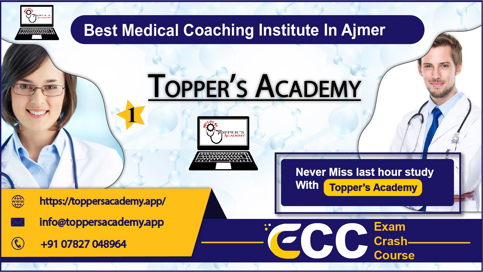 Toppers Academy NEET Coaching in Ajmer