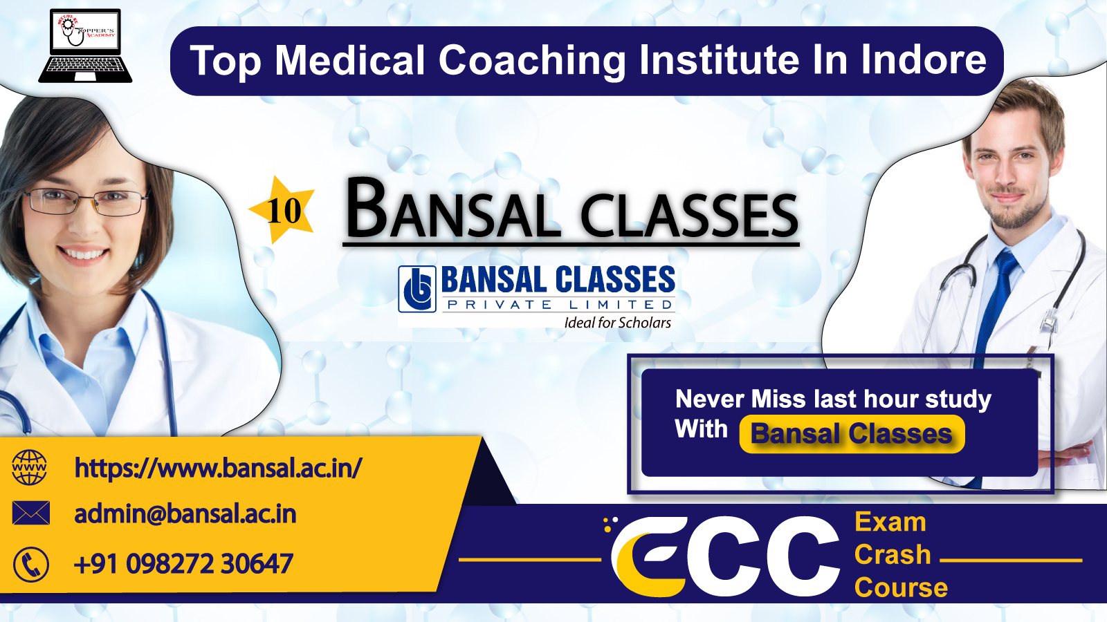 Bansal NEET Coaching In In Indore
