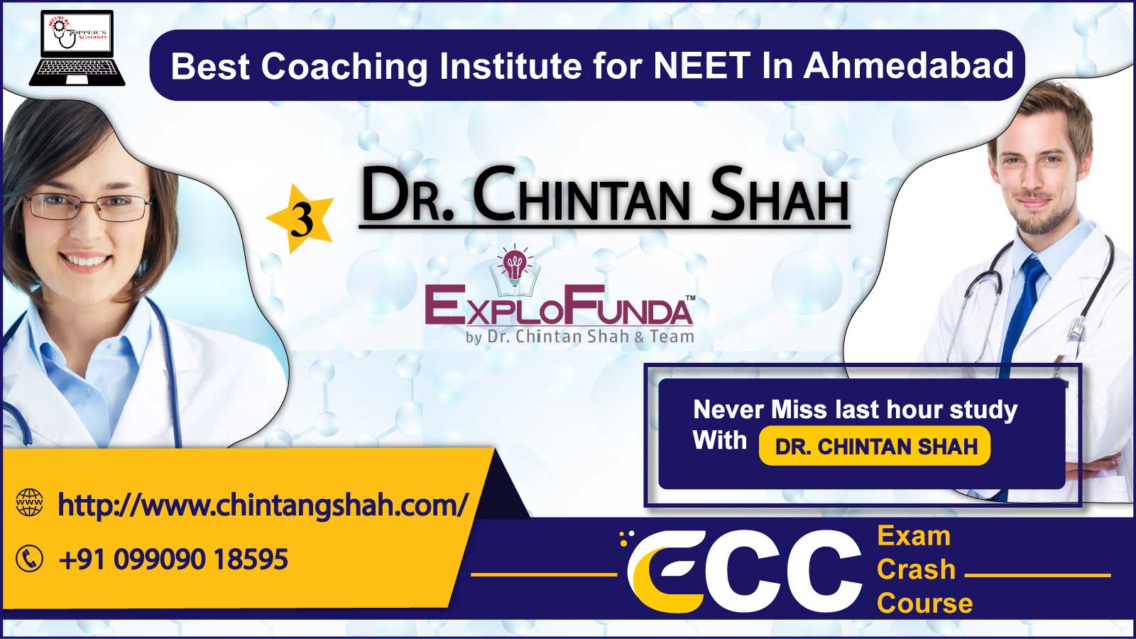 Dr. Chintan Shah Foundation NEET Coaching in Ahmedabad