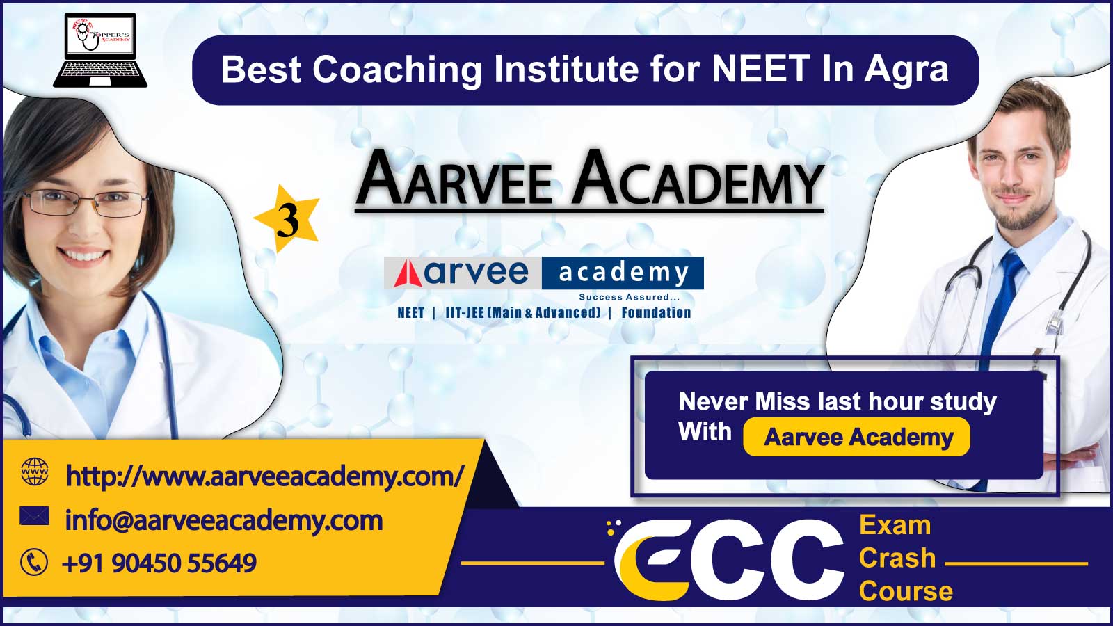 Aarvee Academy NEET Coaching In Agra