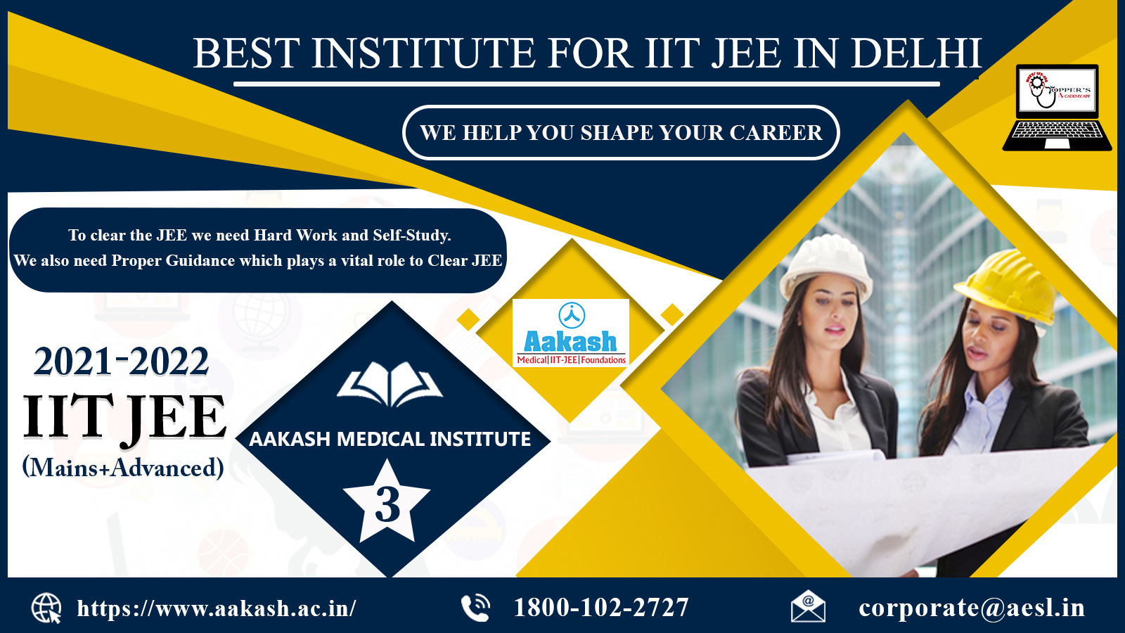 Aakash Institute In Delhi For IIT JEE 