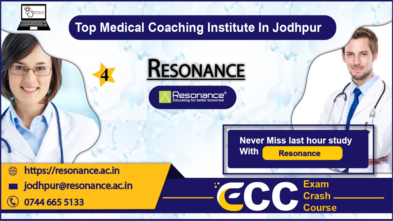 Resonance NEET Coaching in Jodhpur