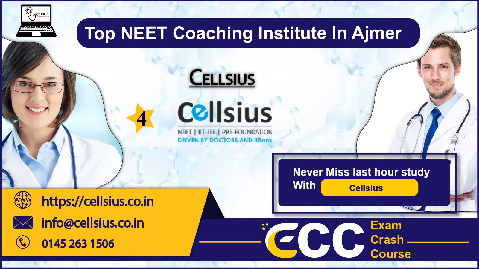 Cellsius NEET Coaching in Ajmer