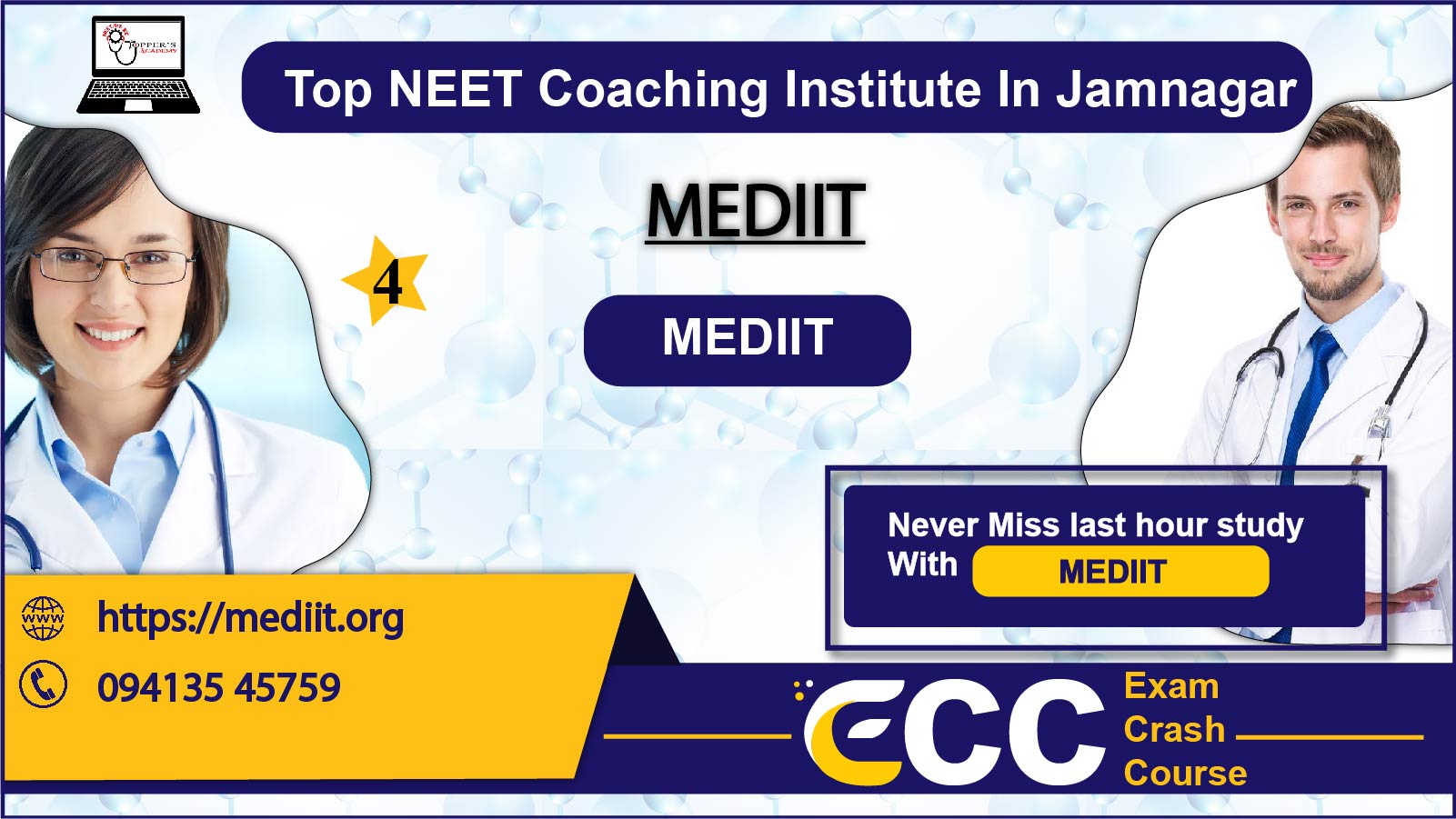 MEDIIT NEET Coaching in Jamnagar