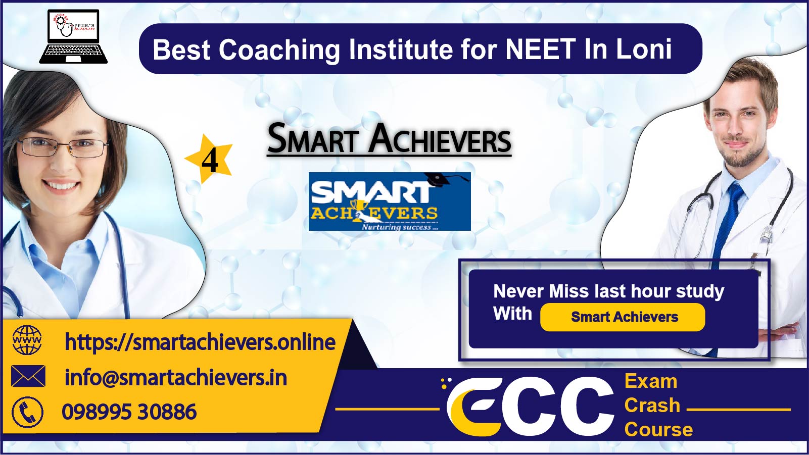 Smart Achievers NEET Coaching in Loni