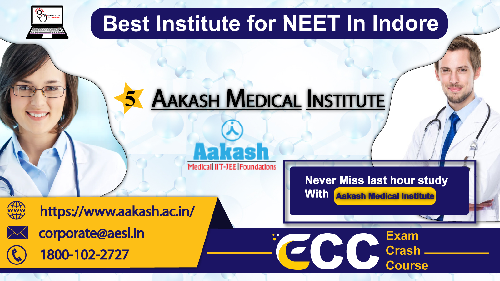 Aakash Institute NEET Coaching in Indore