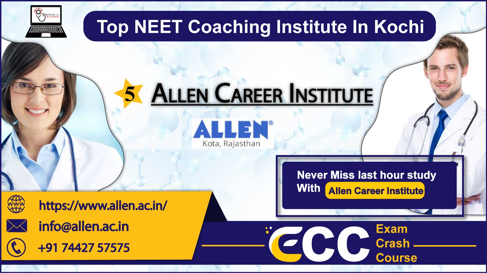 Allen Career NEET Coaching In Kochi