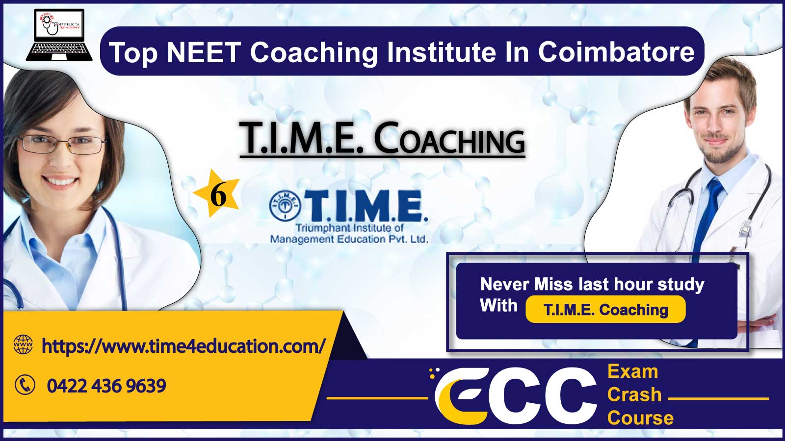 T.I.M.E. NEET Coaching in Coimbatore