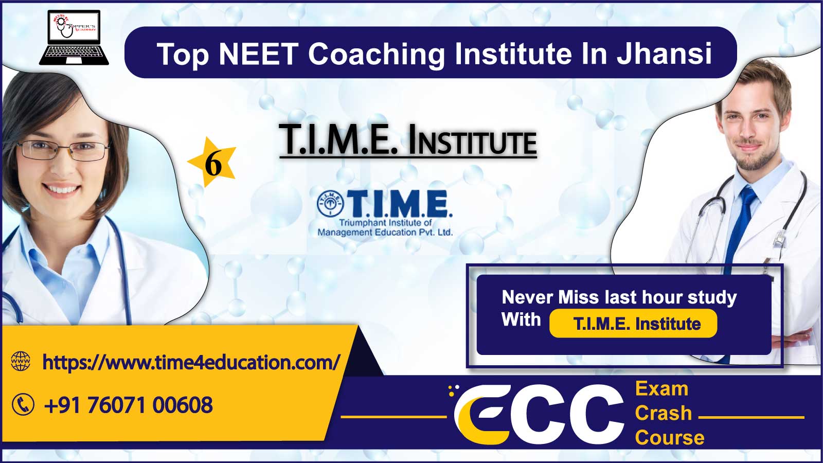 T.I.M.E. NEET Coaching in Jhansi