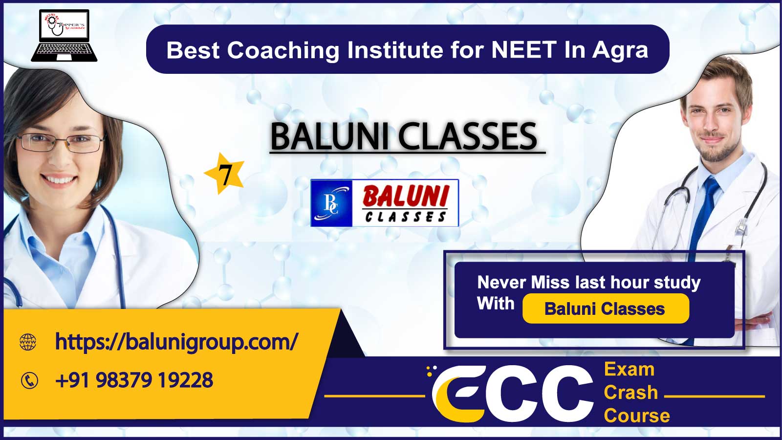 Baluni NEET Classes In Agra