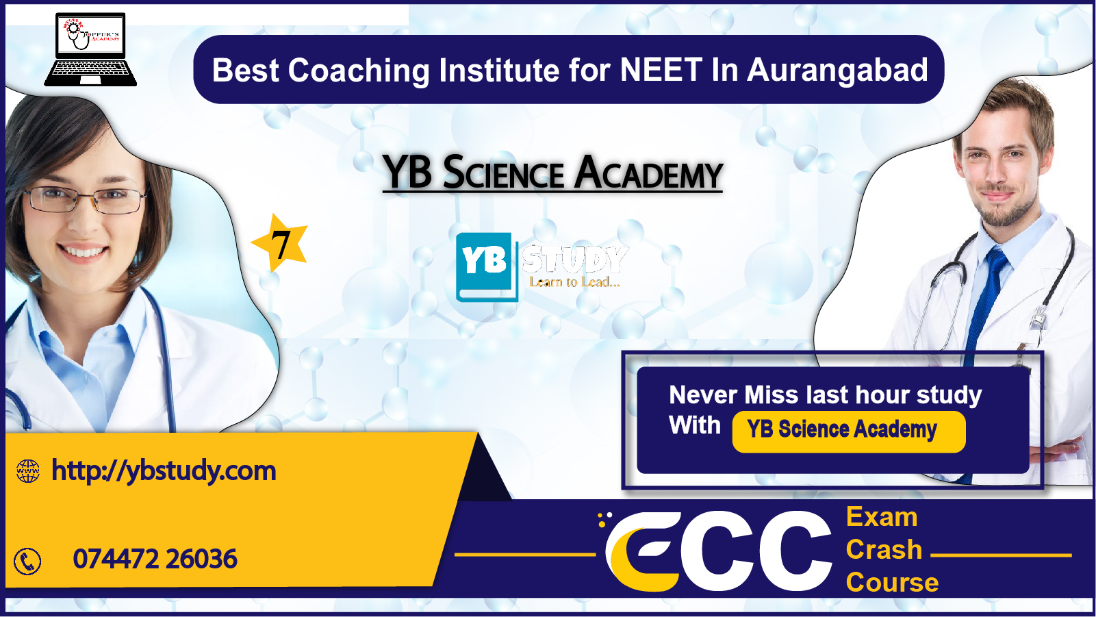 YB Science Academy NEET Coaching in Aurangabad