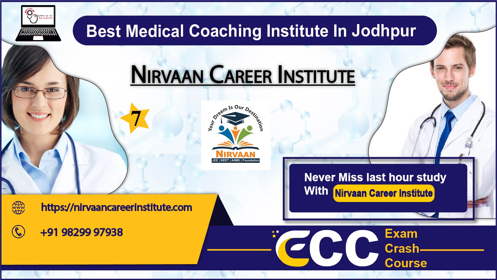 Nirvaan Career NEET Coaching in Jodhpur