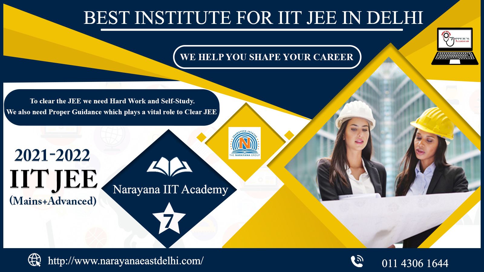 Narayana IIT Academy in Delhi