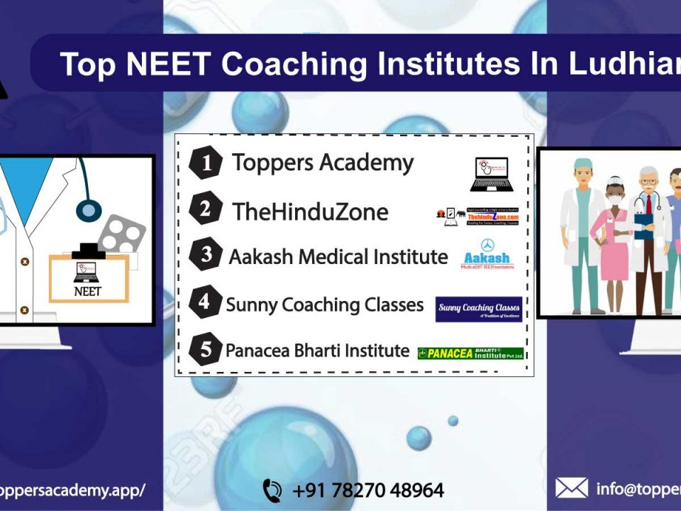 List OF The Top NEET Coaching Institutes In Ludhiana