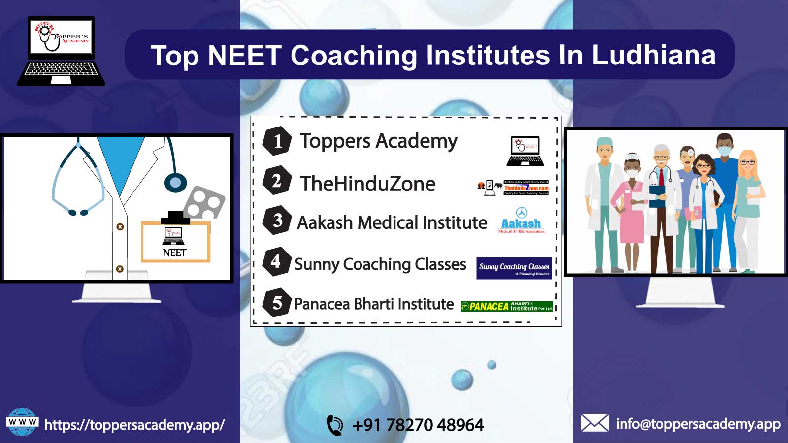 List OF The Top NEET Coaching Institutes In Ludhiana