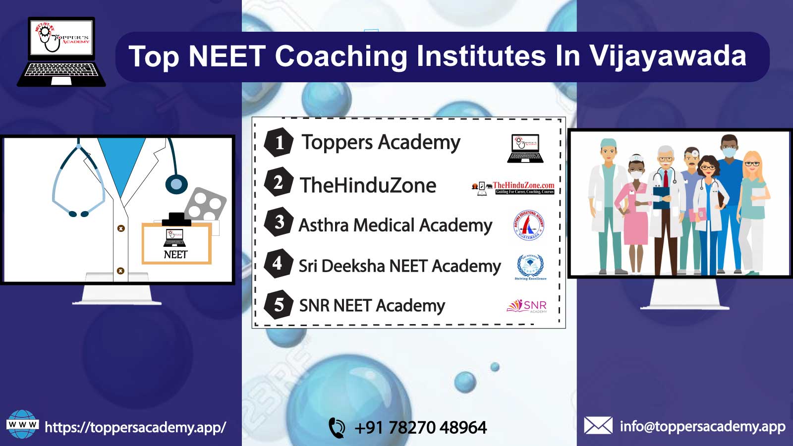 List of the Top NEET Coaching In Vijayawada