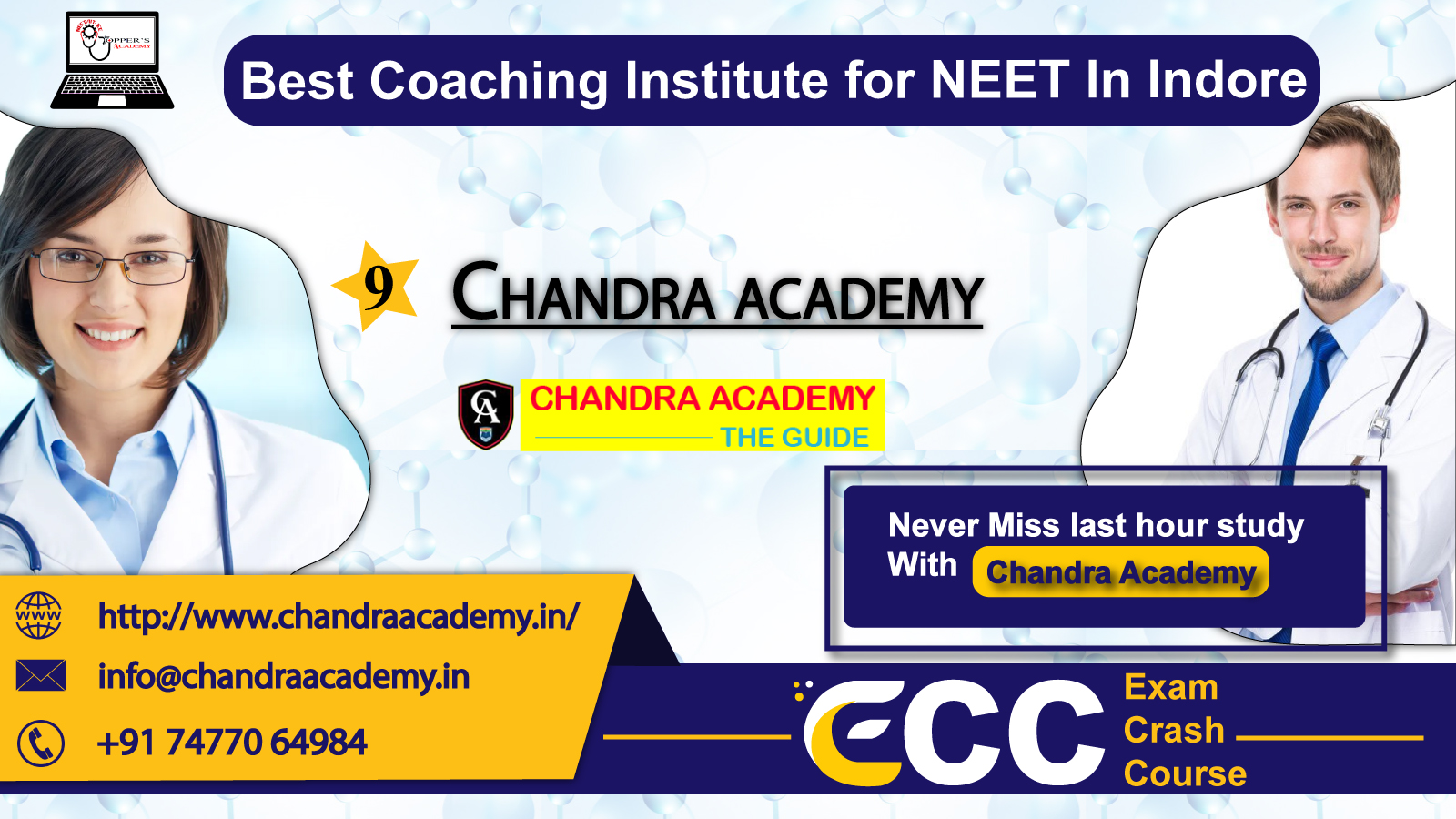 Chandra academy neet coaching in indore