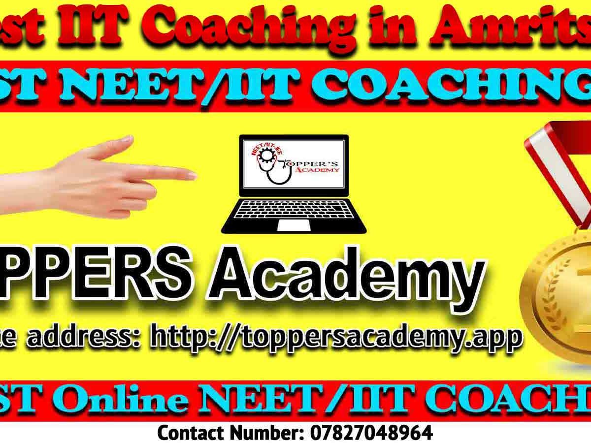 Best IIT JEE Coaching in Amritsar
