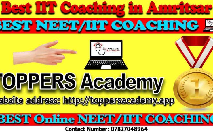 Best IIT JEE Coaching in Amritsar