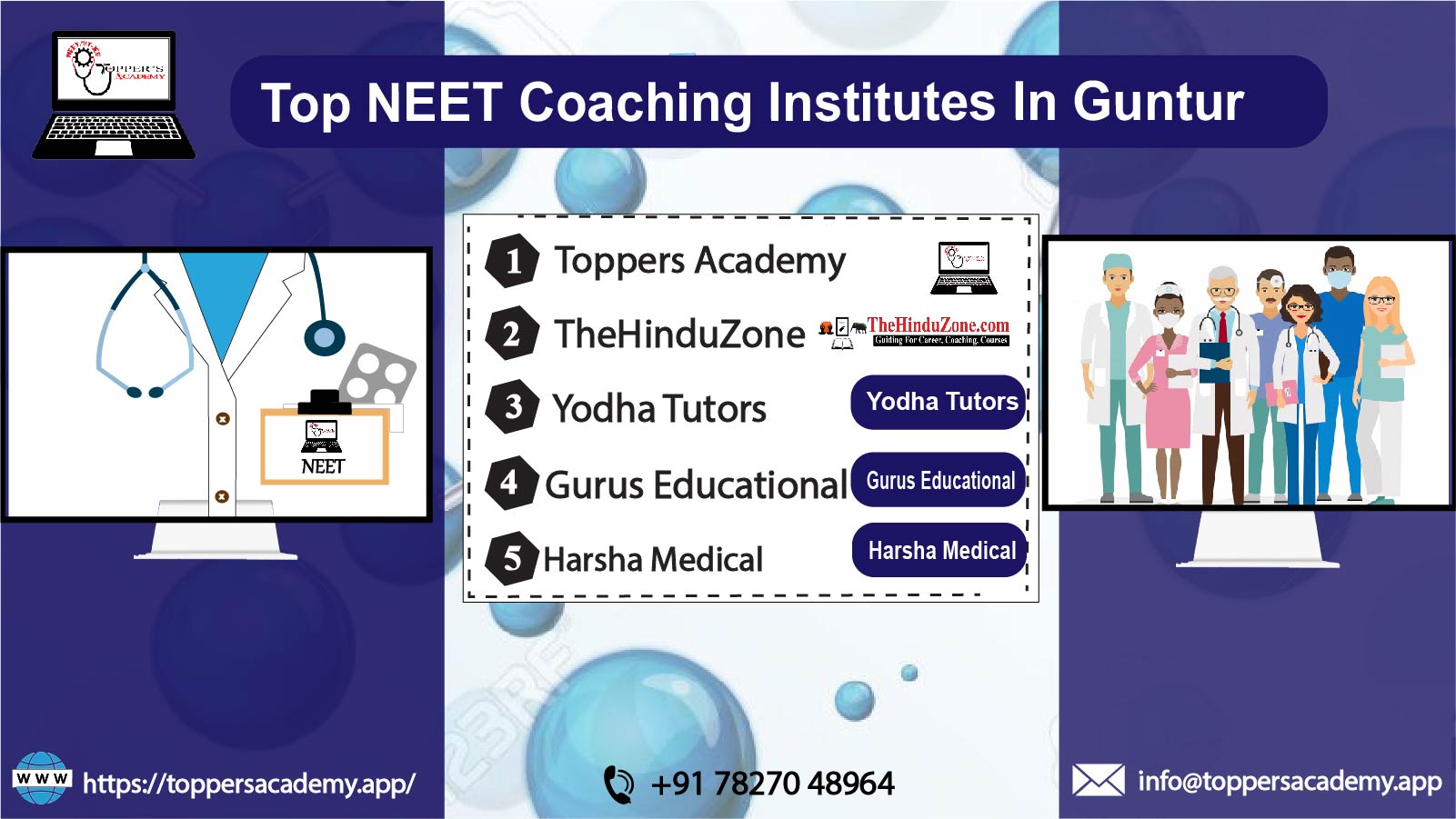 List of the Top NEET Coaching In Guntur