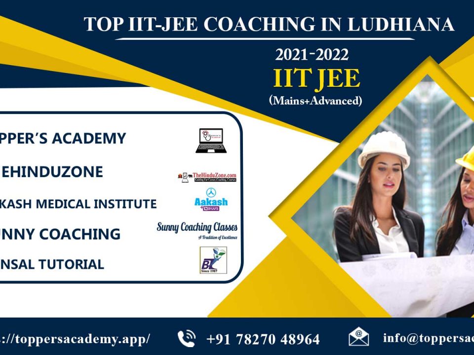 List Of The Best IIT JEE Coaching In Ludhiana