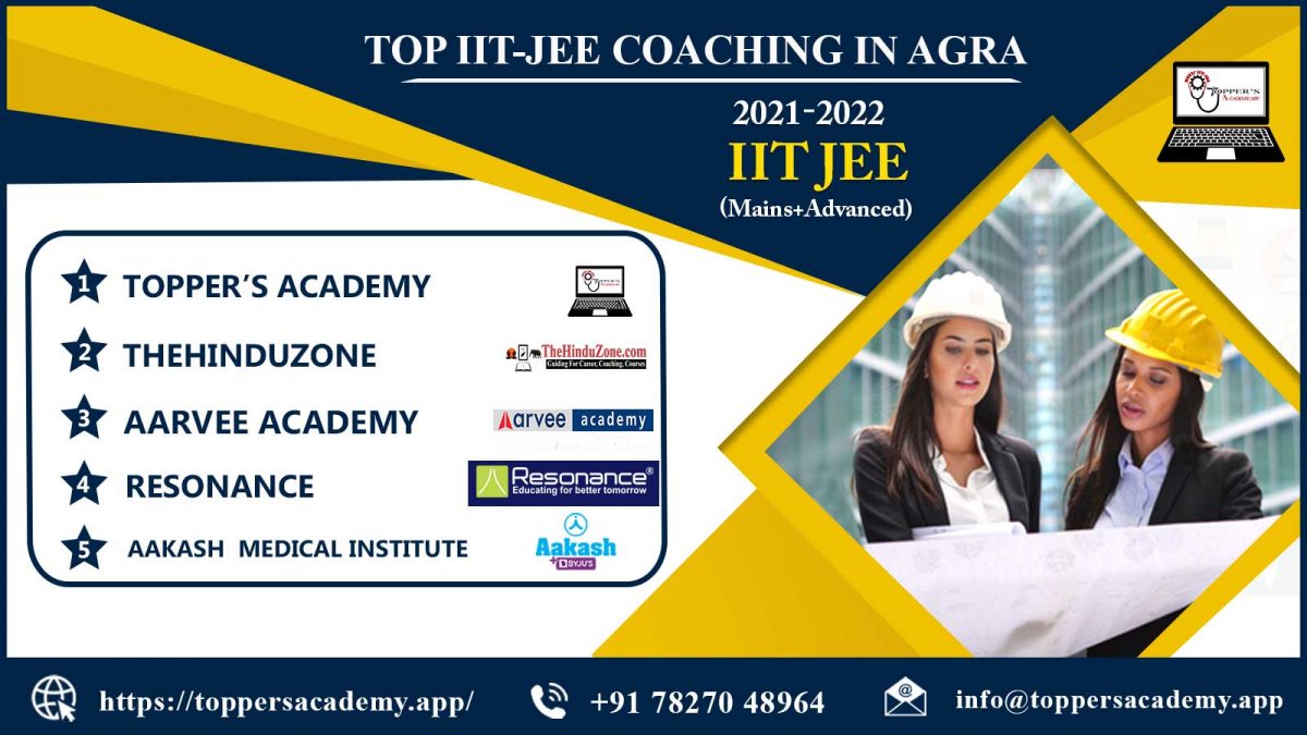 List Of The Best IIT JEE Coaching In Agra