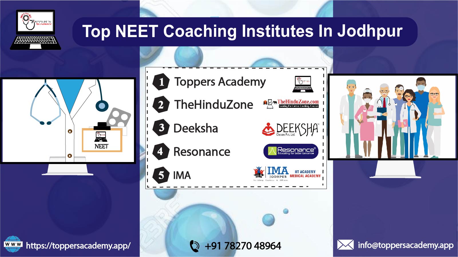 LIst Of The Best NEET Coaching In Jodhpur