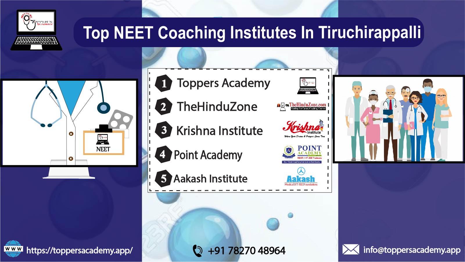 List of the Top NEET Coaching In Tiruchirappalli