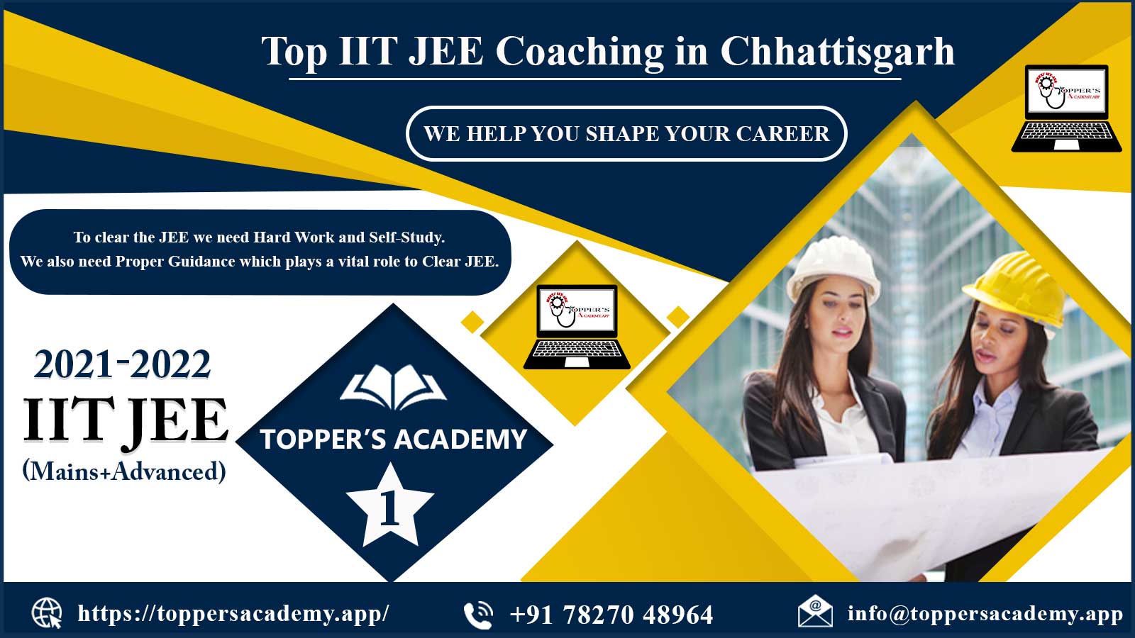 Toppers Academy IIT JEE Coaching in Chhattisgarh