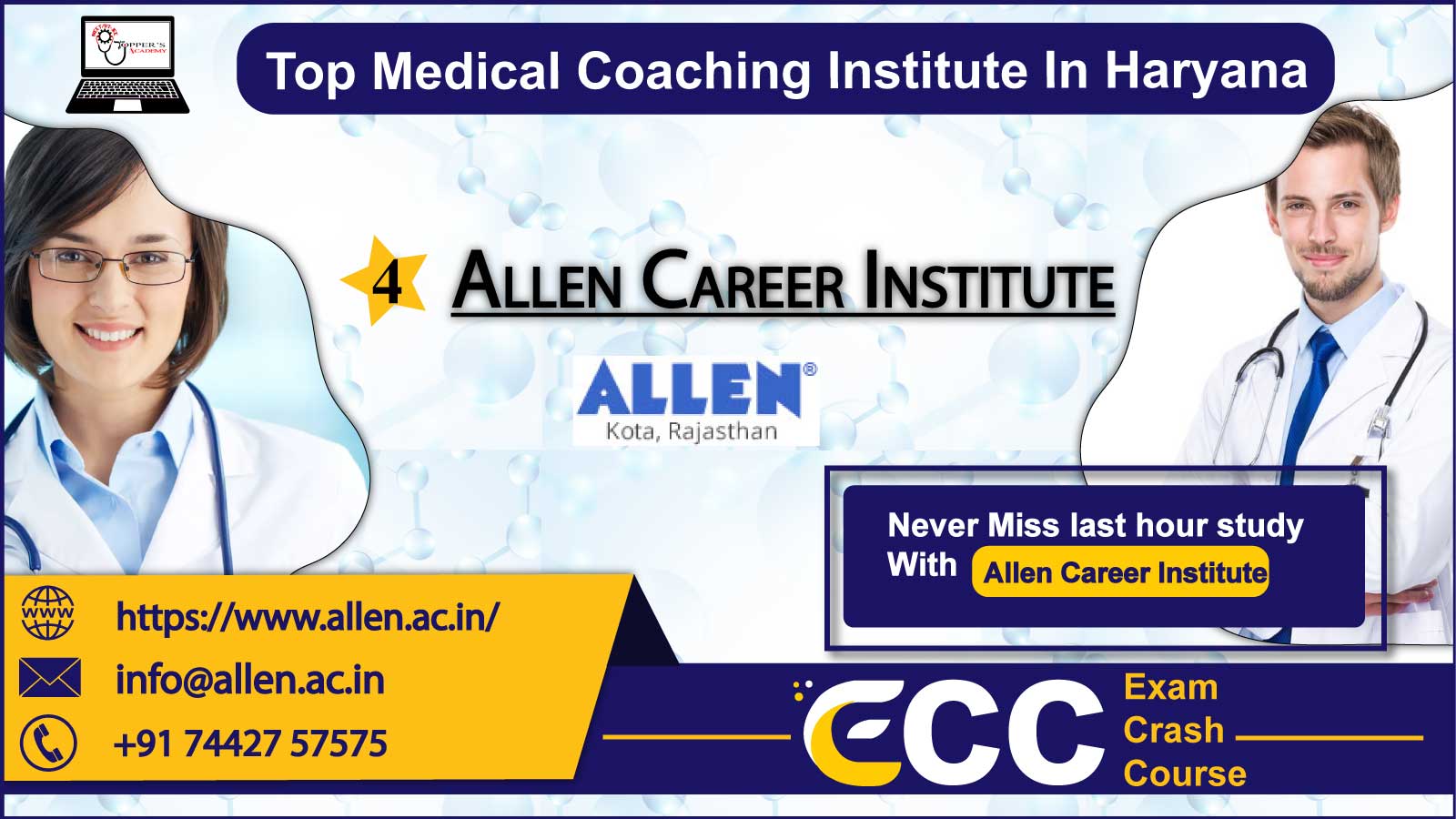 ALLEN Career NEET Coaching In Haryana