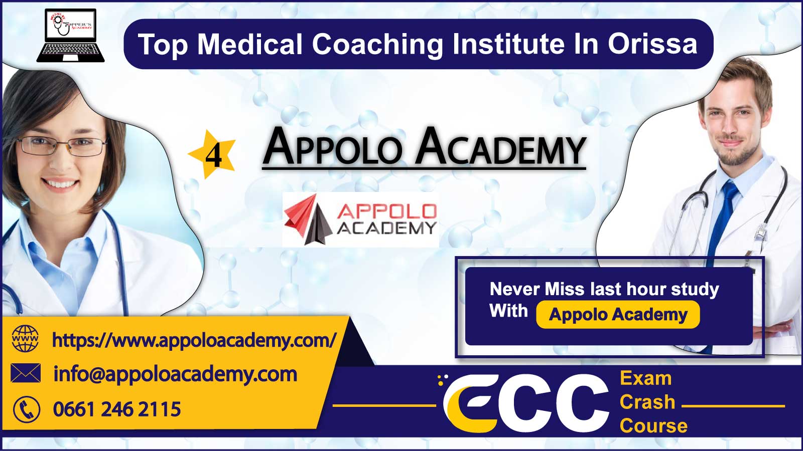 Appolo Academy NEEET Coaching In Orissa