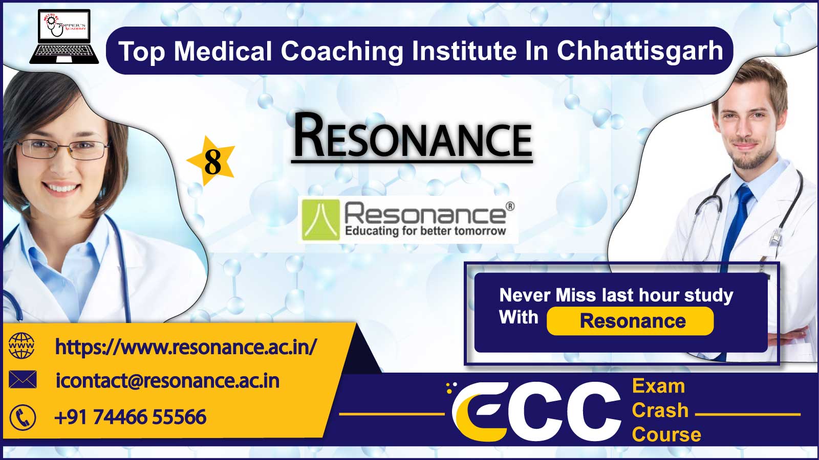 Resonance Adventures NEET Coaching In Chhattisgarh