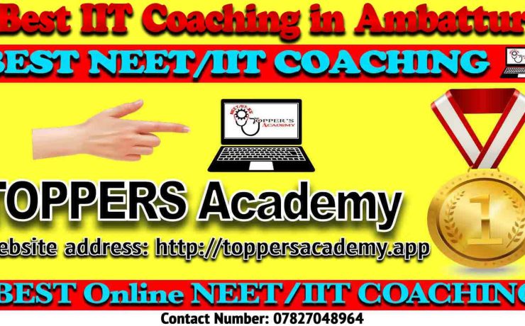 Best IIT Coaching in Ambattur