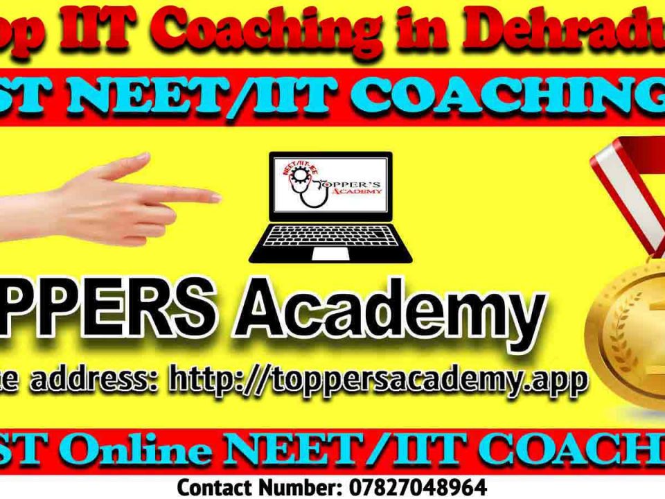 Best IIT JEE Coaching in Dehradun