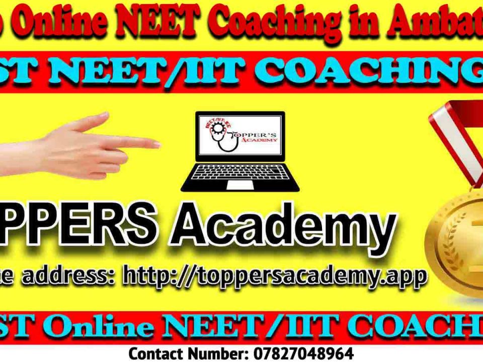 Best Online NEET Coaching in Ambattur