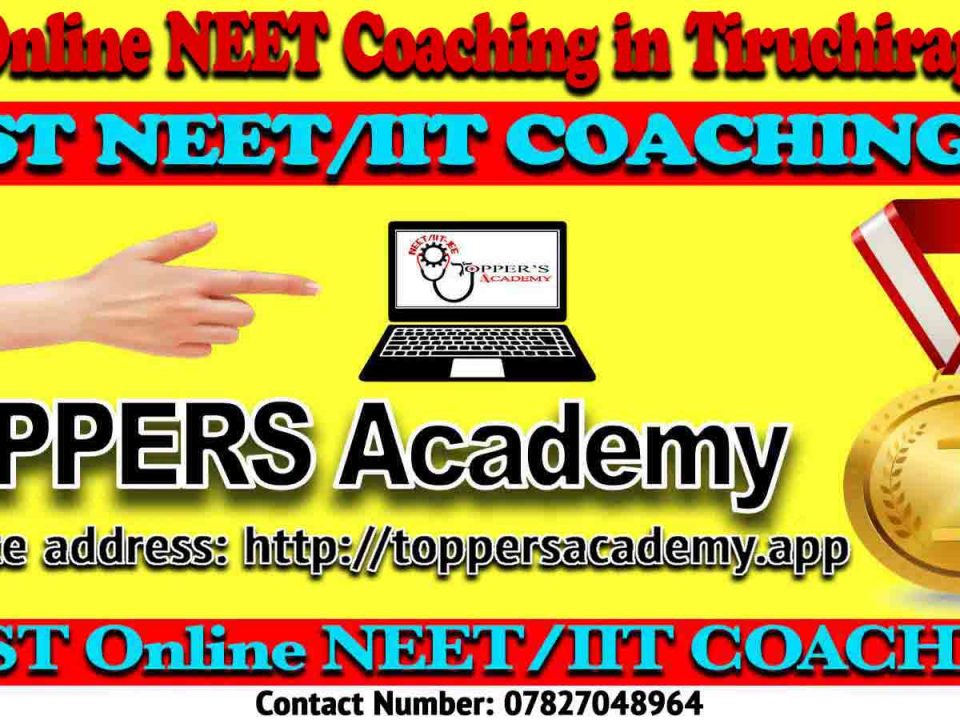 Best Online NEET Coaching in Tiruchirappalli