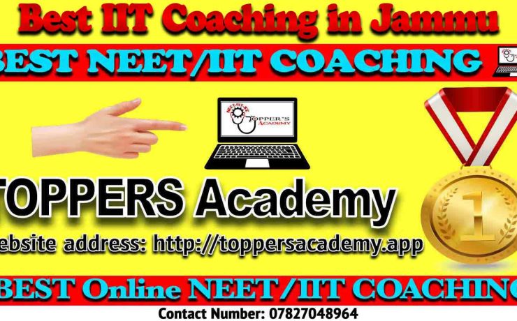Top IIT JEE Coaching in Jammu