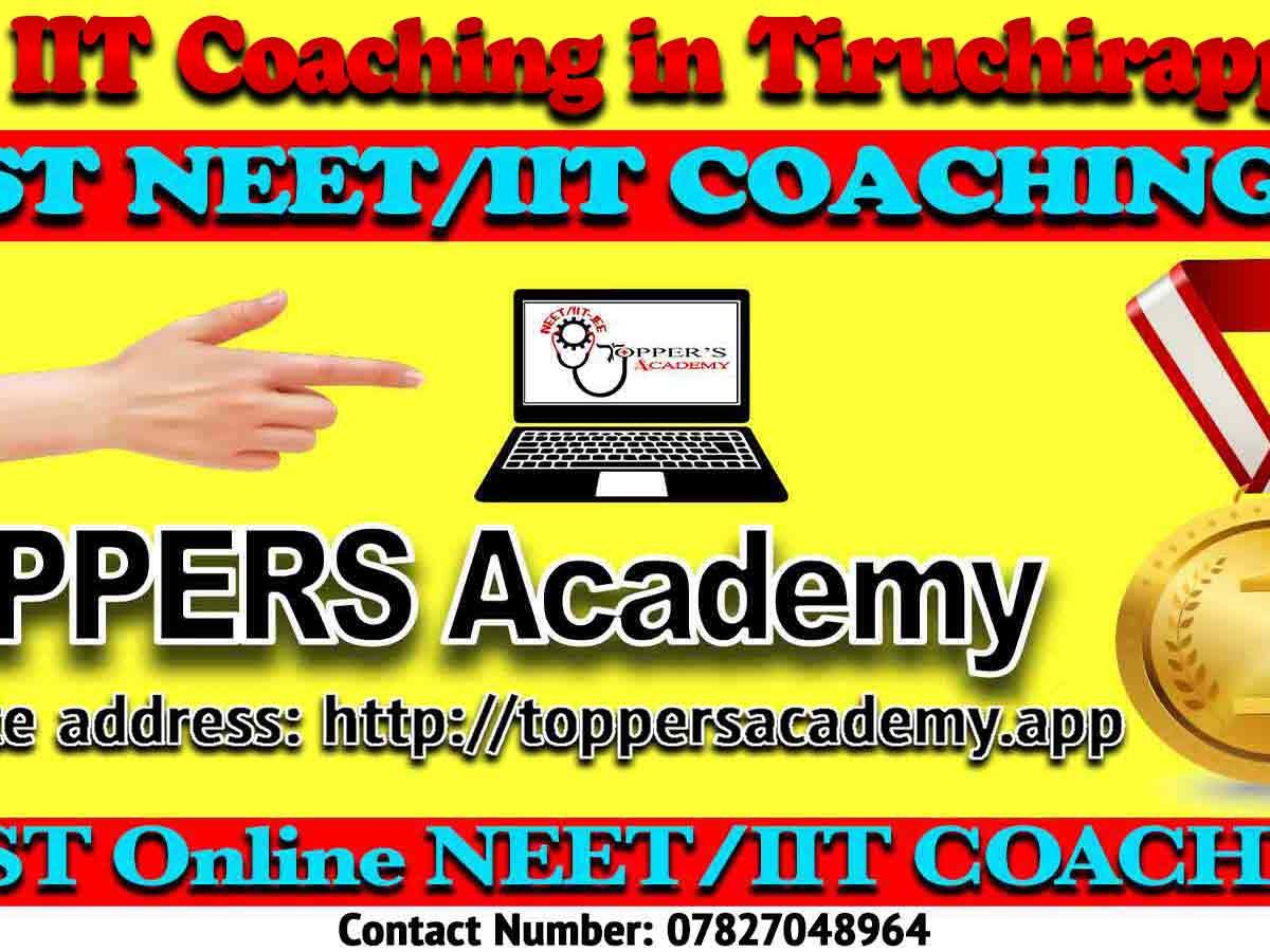 Top IIT JEE Coaching in Tiruchirappalli