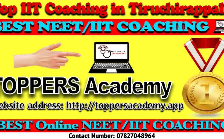 Top IIT JEE Coaching in Tiruchirappalli