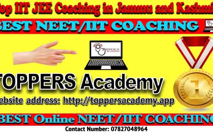 Top IIT JEE Coaching in Jammu and Kashmir