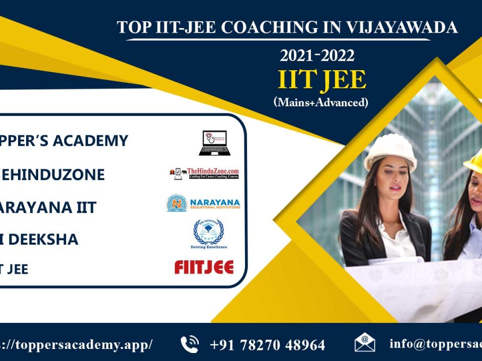 List Of the best IIT JEE Coaching In Vijayawada