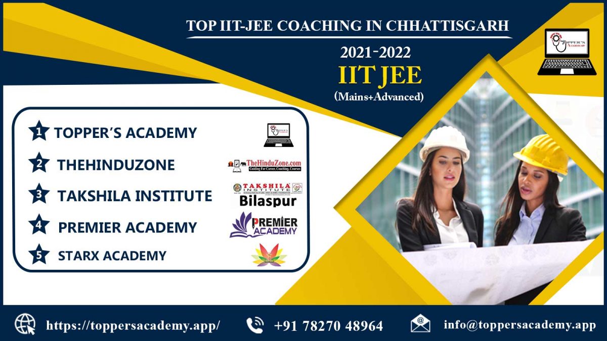 List of the best IIT JEE Coaching In Chhattisgarh