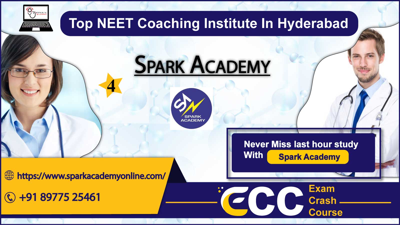 Spark Academy NEET Coaching in Hyderabad