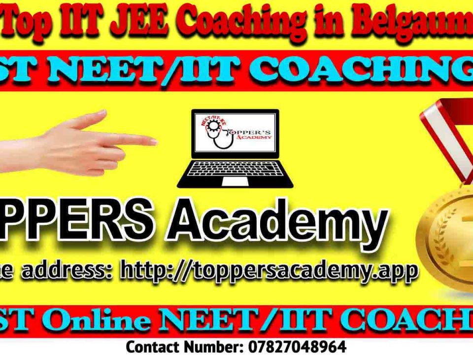 Best Online IIT JEE Coaching in Belgaum