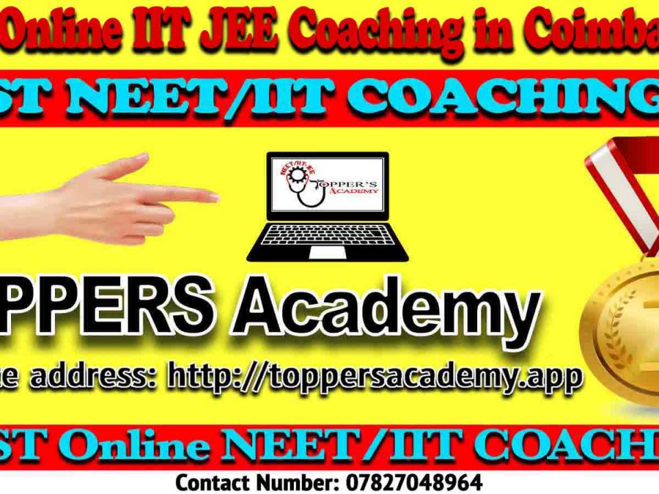 Best Online IIT JEE Coaching in Coimbatore
