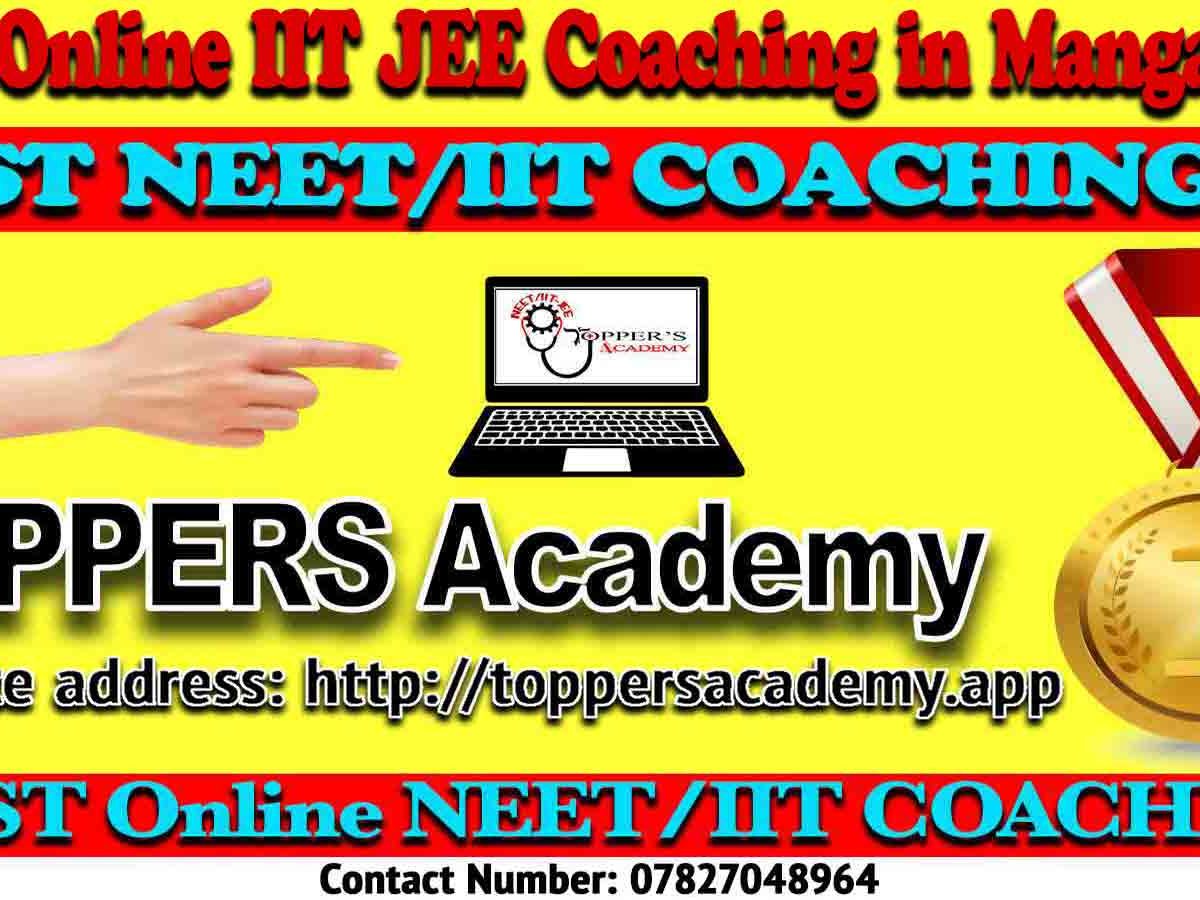 Best Online IIT JEE Coaching in Mangalore
