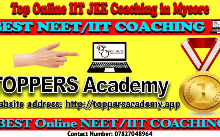 Best Online IIT JEE Coaching in Mysore
