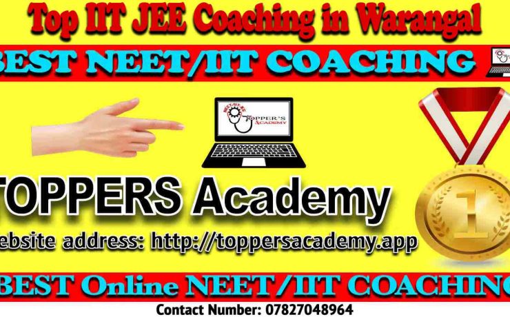 Best Online IIT JEE Coaching in Warangal