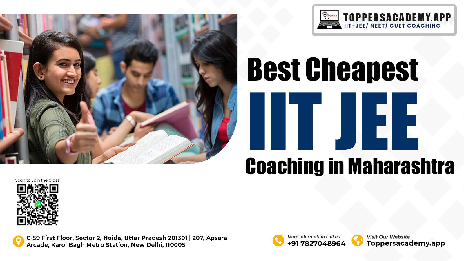 Best Cheapest IIT JEE Coaching in Maharashtra